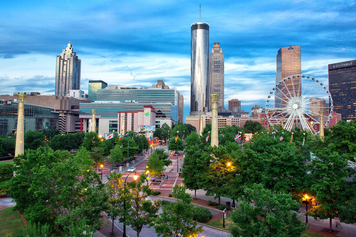 The city of Atlanta