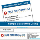 Print and Web Enhanced Listing