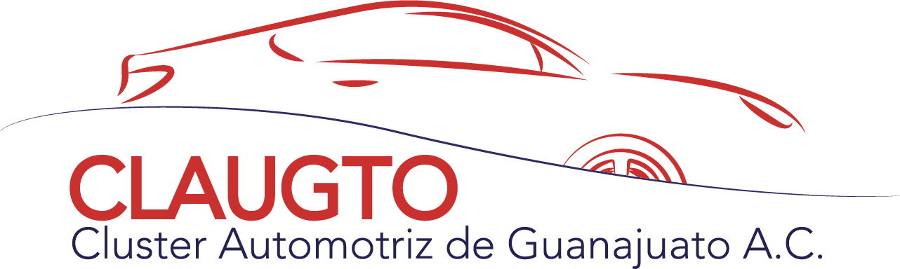 El logo de CLAUGTO Cluster Automotriz de Guanajuato A.C.