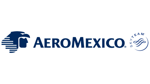 The logo of AeroMexico