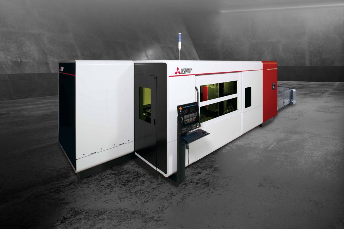 The featured image from MC Machinery to Showcase Mitsubishi GX-F Fiber Laser and Press Brakes at FABTECH Canada