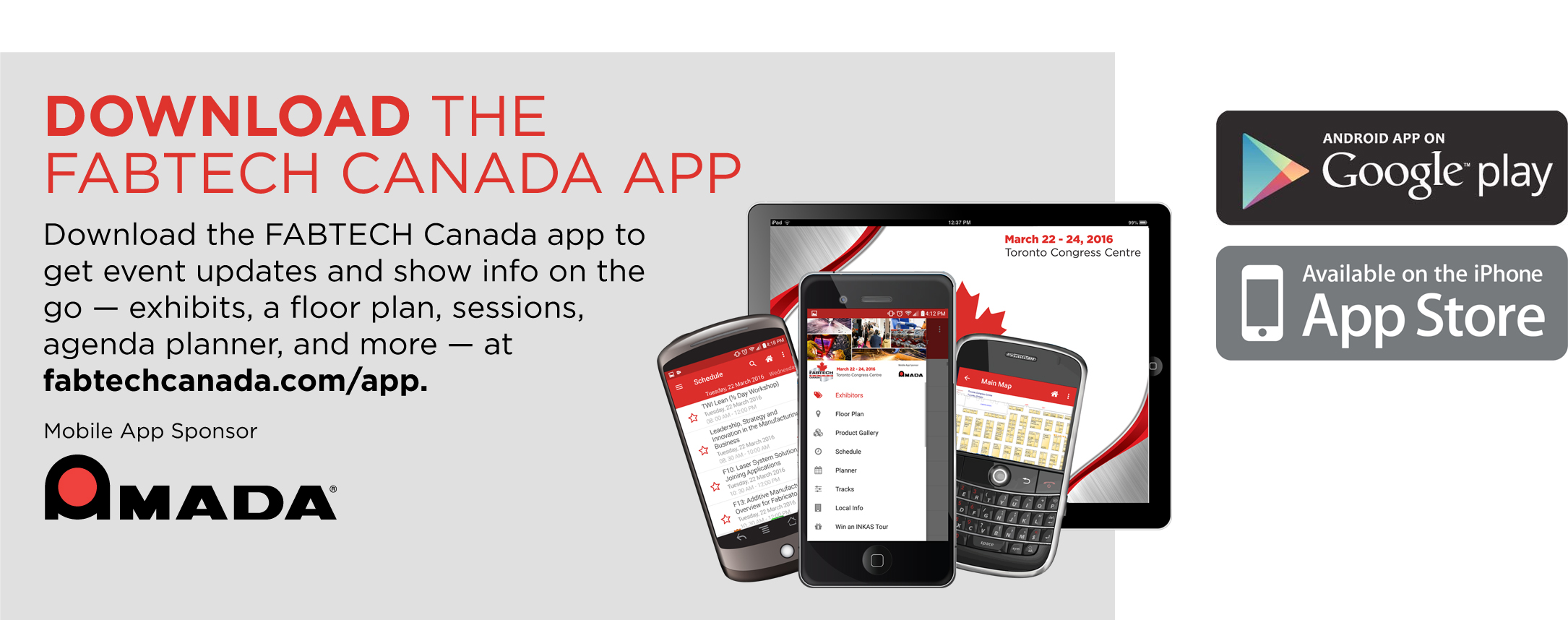 download the fabtech canada mobile app